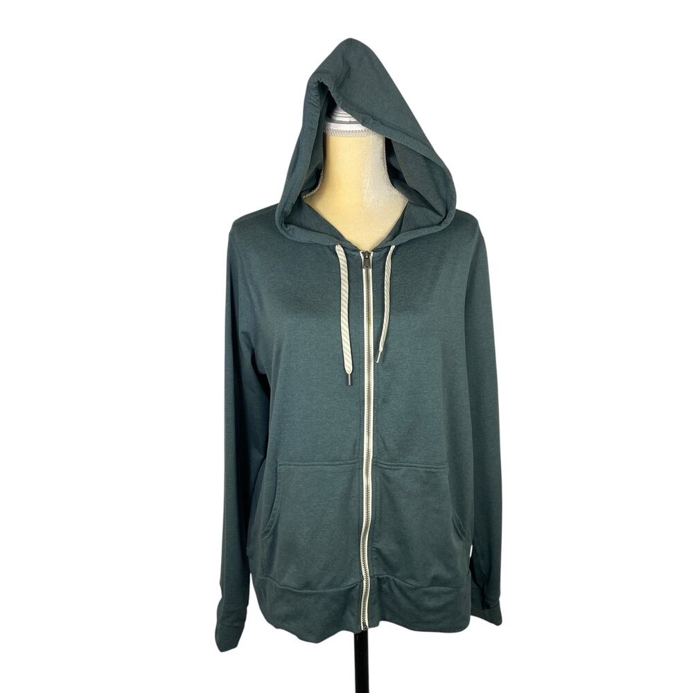 Vuori Full Zip Long Sleeve Hoodie Size XL Flawed VW268